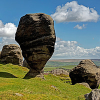 Buy canvas prints of The Bride Stones of Stansfield Moor by George Hopkins