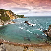 Buy canvas prints of Moody Evening Light at Man o War Bay by George Hopkins