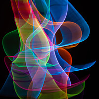 Buy canvas prints of Abstract light trails by Bryn Morgan