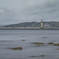 Buy canvas prints of Whiteford Lighthouse, South Wales. by Bryn Morgan