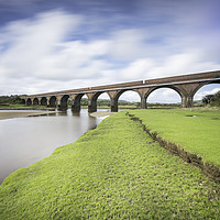 Buy canvas prints of  The Eleven Arches railway viaduct, Pontarddulais. by Bryn Morgan