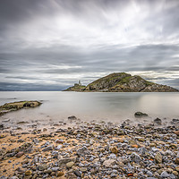 Buy canvas prints of Early morning view of Mumbles lighthouse. by Bryn Morgan