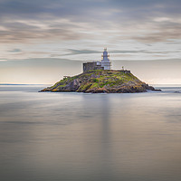 Buy canvas prints of Mumble lighthouse. by Bryn Morgan
