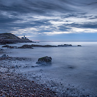 Buy canvas prints of Mumbles lighthouse. by Bryn Morgan