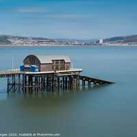 Buy canvas prints of The lifeboat house at Mumbles by Bryn Morgan