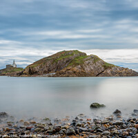 Buy canvas prints of Mumbles lighthouse  by Bryn Morgan
