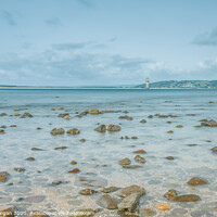 Buy canvas prints of Whiteford Lighthouse on the Loughor estuary by Bryn Morgan