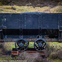 Buy canvas prints of Coal wagon in Wales by Bryn Morgan