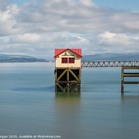 Buy canvas prints of Mumble, old lifeboat house by Bryn Morgan