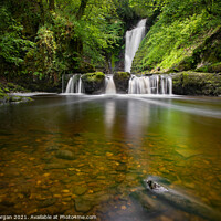 Buy canvas prints of Sgwd Einion gam, Waterfall of the crooked anvil by Bryn Morgan