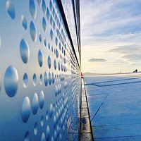 Buy canvas prints of Oslo Opera House Rooftop Sky by Mike Evans