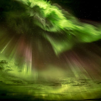 Buy canvas prints of Aurora Storm  by Steve Lansdell