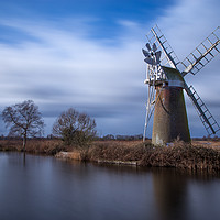 Buy canvas prints of Norfolk Windmill by Steve Lansdell