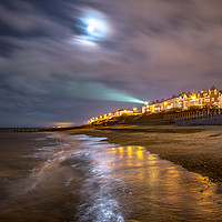Buy canvas prints of Southwold by Night  by Steve Lansdell