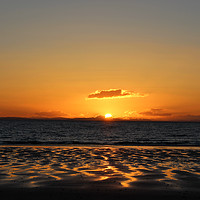 Buy canvas prints of Sunset over the Moray Firth by alan todd