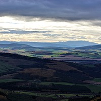 Buy canvas prints of Beautiful Aberdeenshire from Bennachie. by alan todd