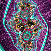 Buy canvas prints of Purple Swirl by Vickie Fiveash