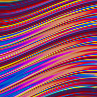 Buy canvas prints of Rainbow Wave by Vickie Fiveash