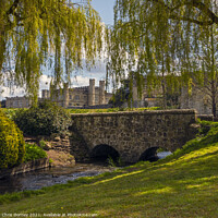 Buy canvas prints of Beautiful Gardens at Leeds Castle in Kent, UK by Chris Dorney