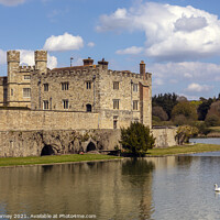 Buy canvas prints of Leeds Castle in Kent, UK by Chris Dorney
