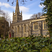 Buy canvas prints of Church of St. Peter and St. Paul in the town of Chingford in Lon by Chris Dorney