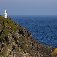 Buy canvas prints of Spy House Point Lighthouse in Polperro, Cornwall, UK by Chris Dorney
