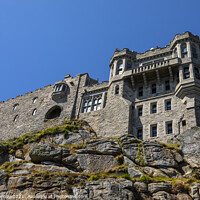 Buy canvas prints of The Castle at St. Michaels Mount in Cornwall, UK by Chris Dorney