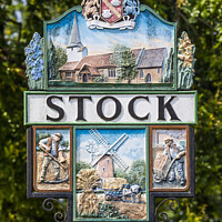 Buy canvas prints of Village of Stock in Essex, UK by Chris Dorney