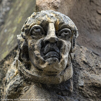 Buy canvas prints of Sculpture at St. Nicholas Church in Durham, UK by Chris Dorney