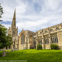 Buy canvas prints of Thaxted Parish Church in Essex, UK by Chris Dorney