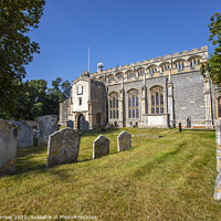 Buy canvas prints of Church of St. Mary the Virgin in East Bergholt, Suffolk by Chris Dorney