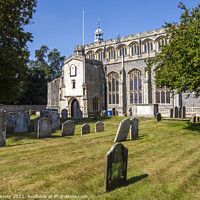 Buy canvas prints of Church of St. Mary the Virgin in East Bergholt, Suffolk by Chris Dorney