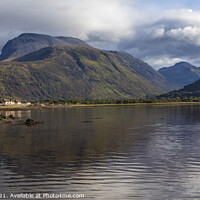 Buy canvas prints of Ben Nevis Viewed From Loch Linnhe in Scotland by Chris Dorney
