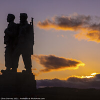 Buy canvas prints of The Commando Memorial in the Scottish Highlands, UK by Chris Dorney