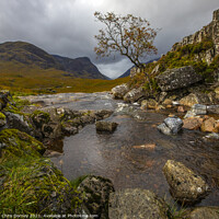 Buy canvas prints of Glencoe Valley in the Scottish Highlands, UK by Chris Dorney