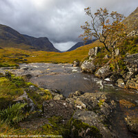 Buy canvas prints of Glencoe Valley in the Scottish Highlands, UK by Chris Dorney