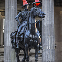Buy canvas prints of Duke of Wellington Statue in Glasgow, Scotland by Chris Dorney