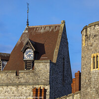 Buy canvas prints of The Curfew Tower of Windsor Castle in Berkshire, UK by Chris Dorney