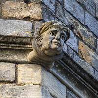Buy canvas prints of Sculpture on the Exterior of Windsor Castle in Berkshire, UK by Chris Dorney