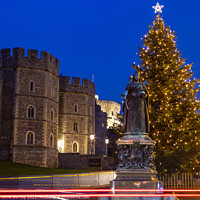 Buy canvas prints of Christmas at Windsor Castle in Berkshire, UK by Chris Dorney