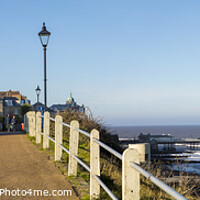 Buy canvas prints of Panoramic view of Cromer in Norfolk, UK by Chris Dorney