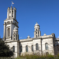 Buy canvas prints of St. George in the East Church in Shadwell, East London, UK by Chris Dorney