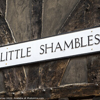 Buy canvas prints of Little Shambles in York, UK by Chris Dorney