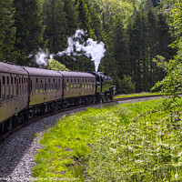 Buy canvas prints of Onboard the North Yorkshire Moors Railway in Yorkshire, UK by Chris Dorney