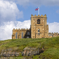Buy canvas prints of St. Marys Church in Whitby, North Yorkshire by Chris Dorney