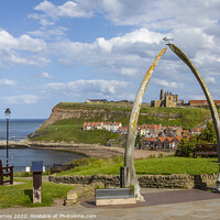 Buy canvas prints of Whale Bone Arch in Whitby, North Yorkshire by Chris Dorney