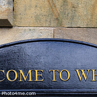 Buy canvas prints of Welcome to Whitby in North Yorkshire, UK by Chris Dorney