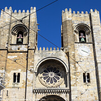 Buy canvas prints of Lisbon Cathedral in Lisbon, Portugal  by Chris Dorney