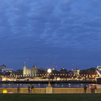 Buy canvas prints of London Cityscape Panoramic by Chris Dorney
