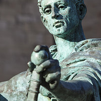 Buy canvas prints of Constantine Statue in York by Chris Dorney